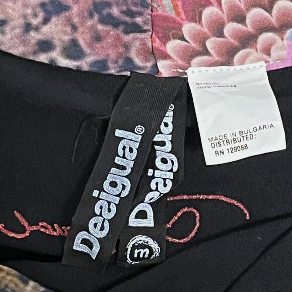 Desigual Shawl with fringe Neckline Midi Dress - Picture 5 of 15